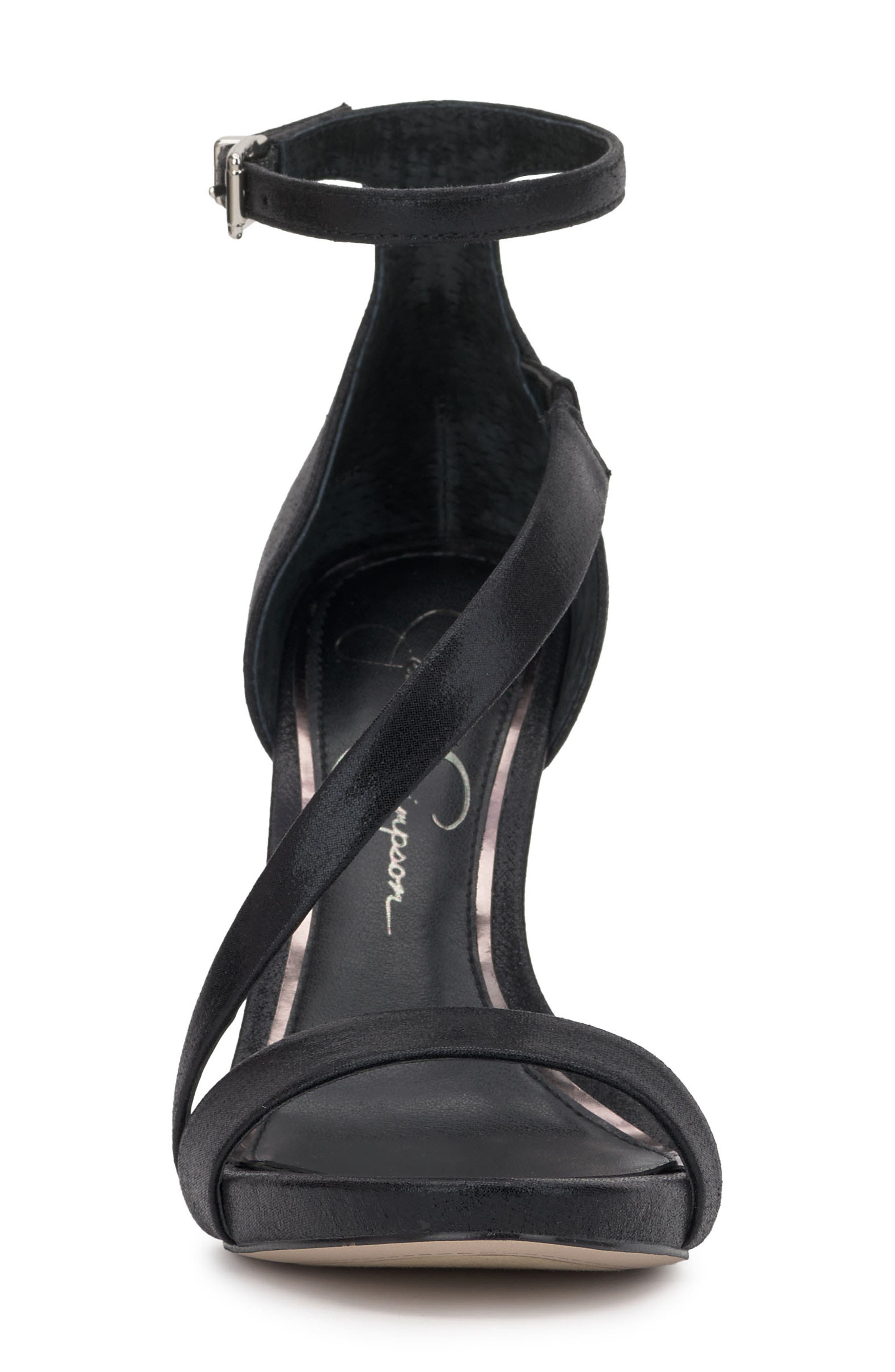 Jessica Simpson Rayli Sandal, Alternate, color, Black Shimmer Sand