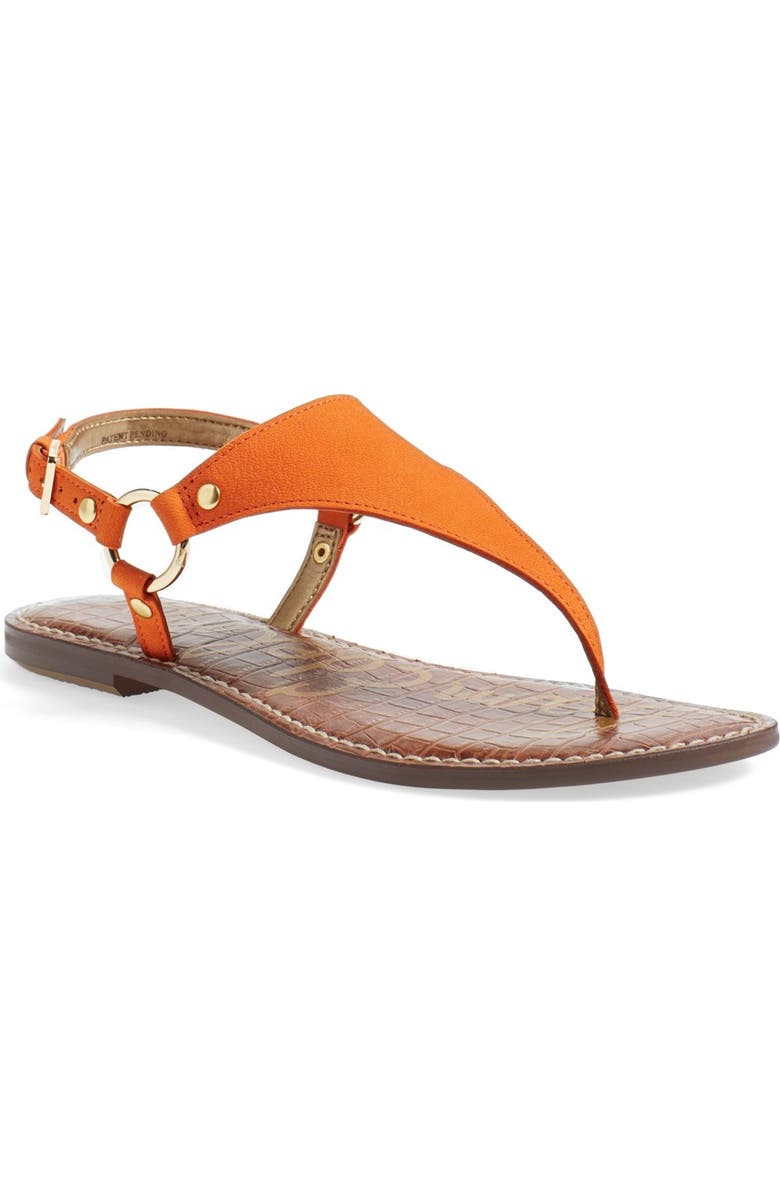 Sam Edelman Greta Sandal, Main, color, Tangelo Leather
