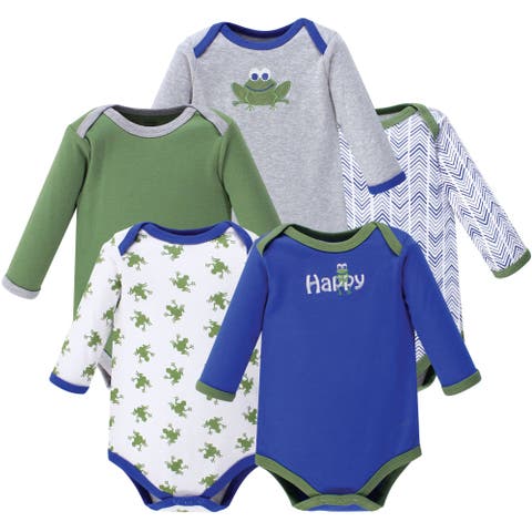 Cotton Long-Sleeve Bodysuits