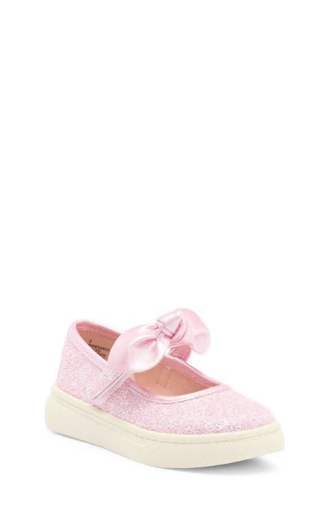 Kids' Pacey Mary Jane Glitter Sneaker (Toddler & Walker)