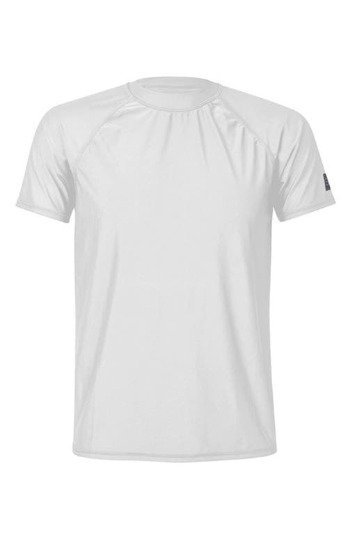 Snapper Rock Sustainable Short Sleeve Rash Top In Gray