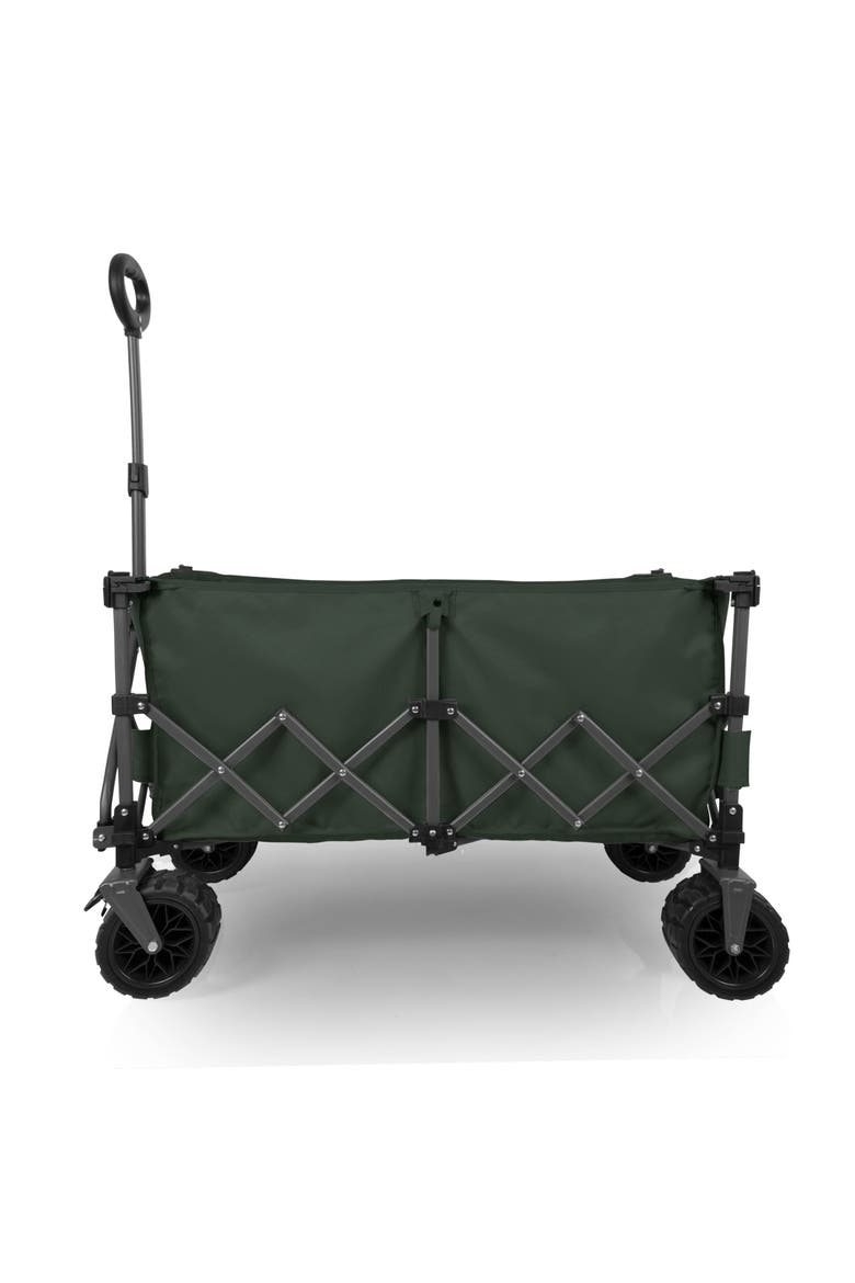 Wilderness All-Terrain Folding Wagon, Alternate, color, Moss Green