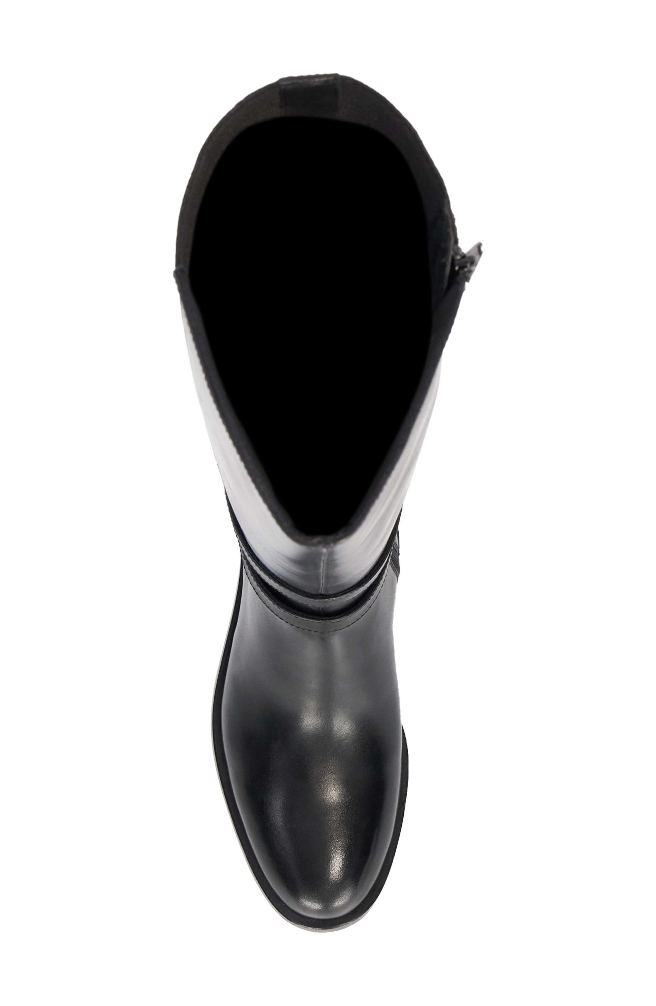 Dune London Tatter Knee High Boot, Alternate, color, Black