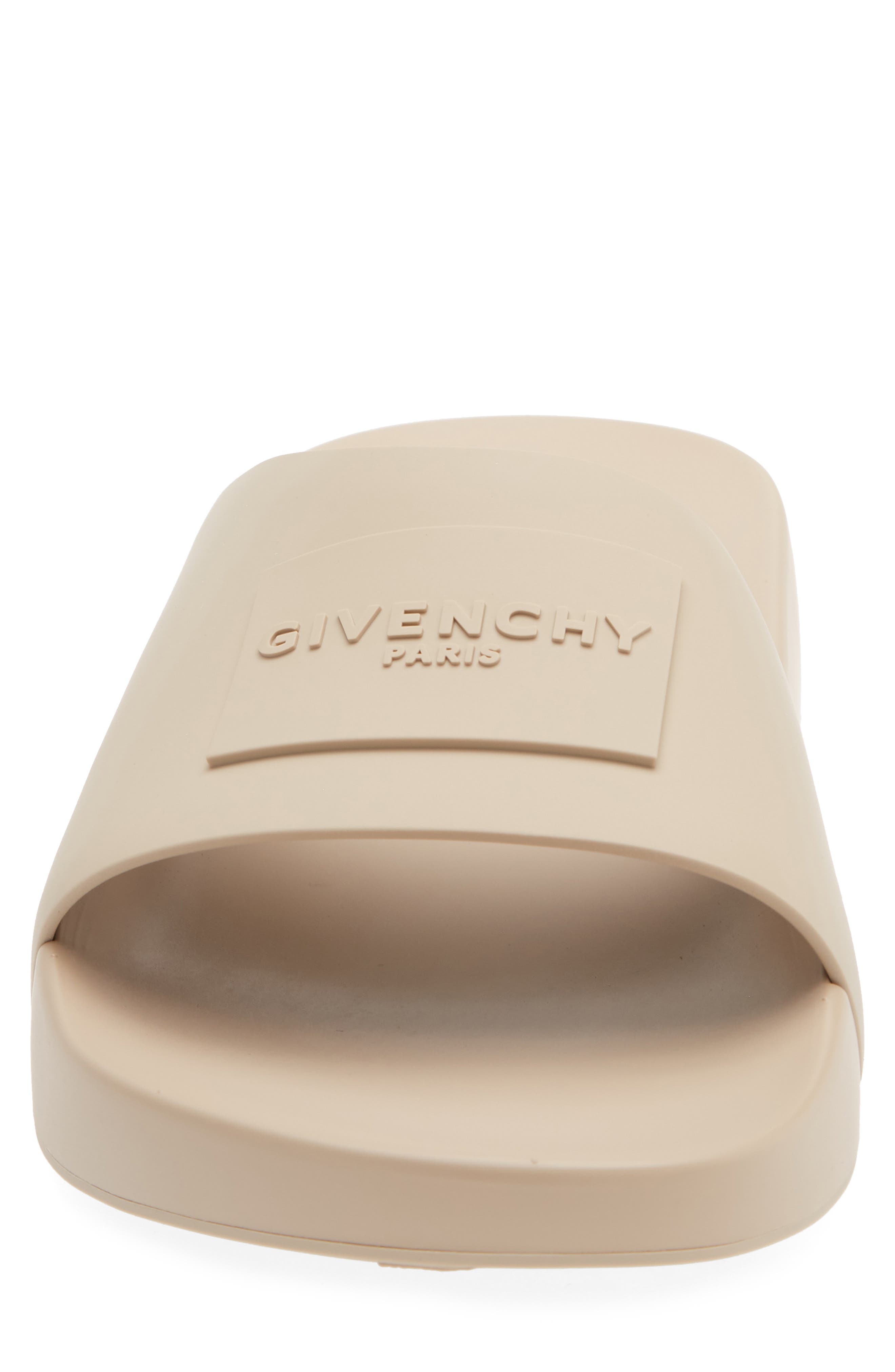 Givenchy Label Molded Slide Sandal, Alternate, color, 