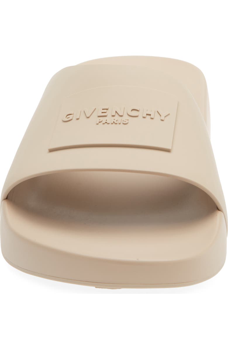 Givenchy Label Molded Slide Sandal, Alternate, color,