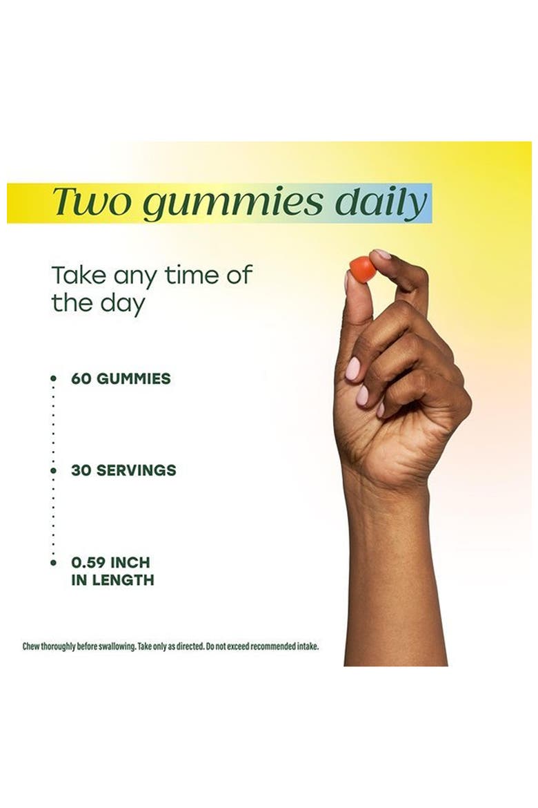 Vitamin D3 & K2 Gummies 5000 IU (125 mcg) Pectin Based, Vegetarian, 60 Peach Gummies, Alternate, color, None
