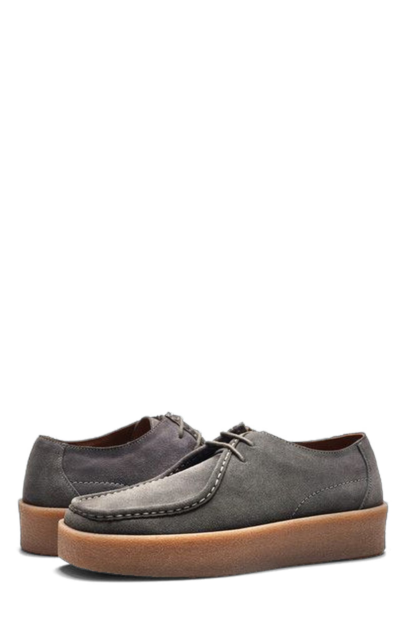 A. Veer Mason Moc Derby, Alternate, color, Grey Leather