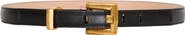 Balmain Anthem Belt 2Cm-Calfskin