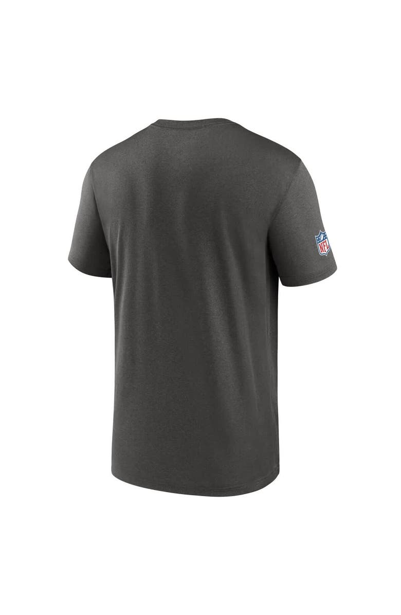 Nike Men's Nike Gray Tampa Bay Buccaneers Sideline Legend Small Logo Dri-FIT T-Shirt, Alternate, color, Gray