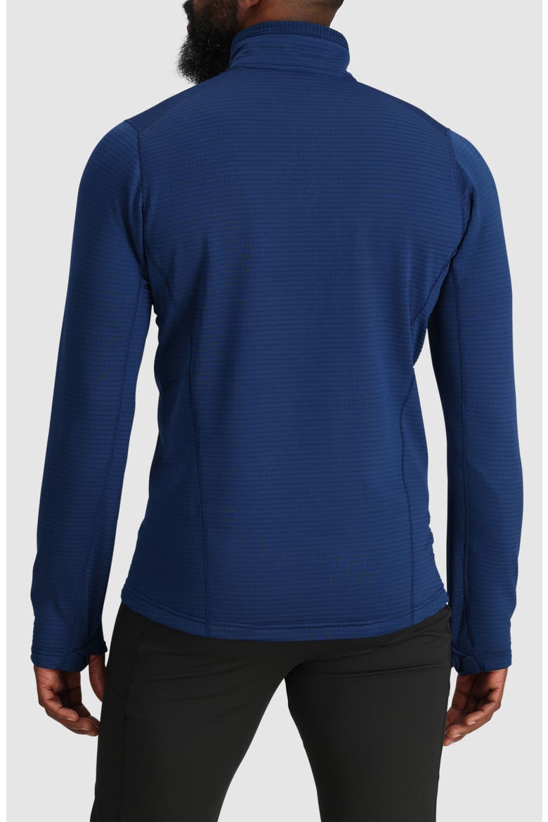 Vigor Half Zip Fleece Pullover, Alternate, color, CENOTE