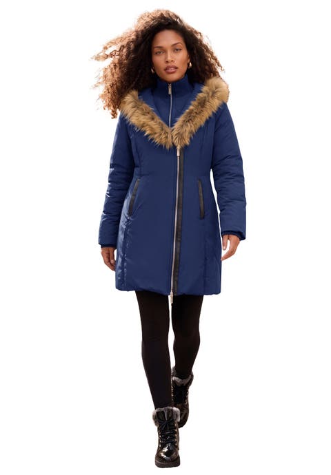 Plus Size Double Layer Puffer Coat
