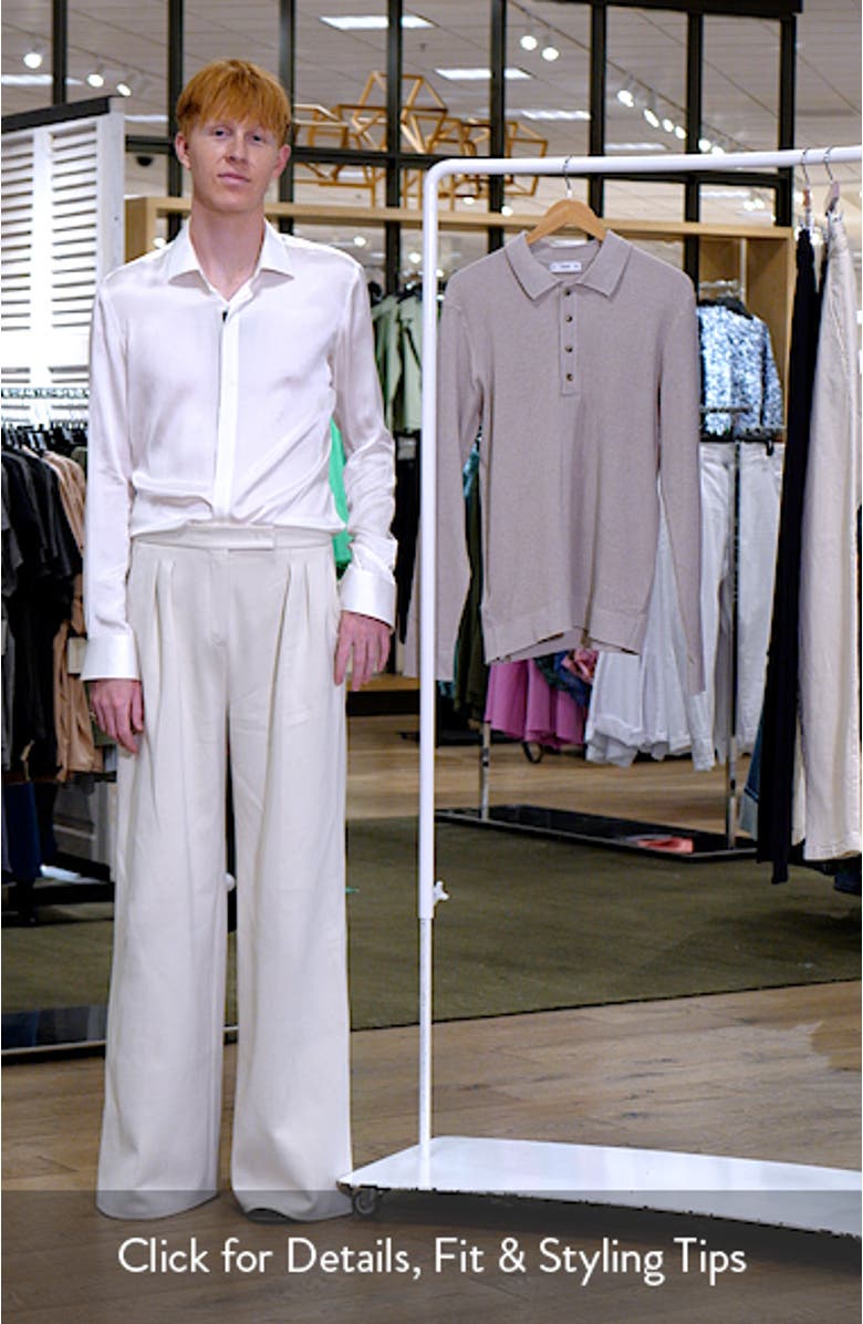 Rib Polo Sweater, sales video thumbnail