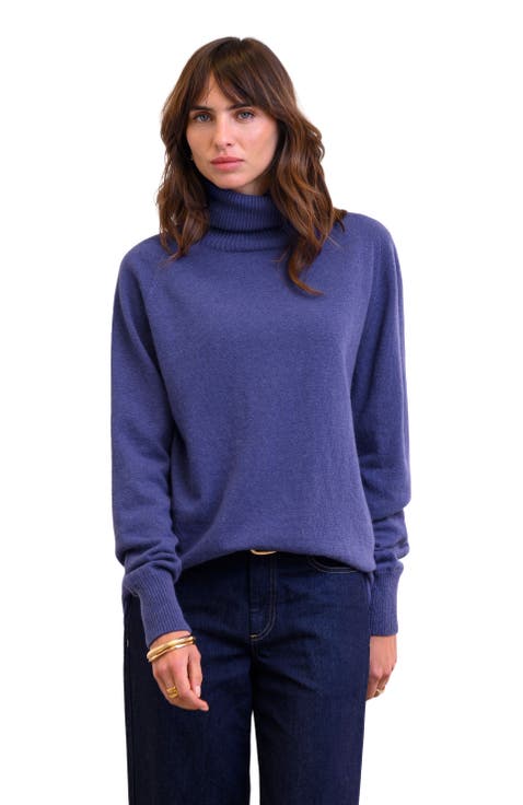 Geelong Wool Slouch Turtleneck Sweater