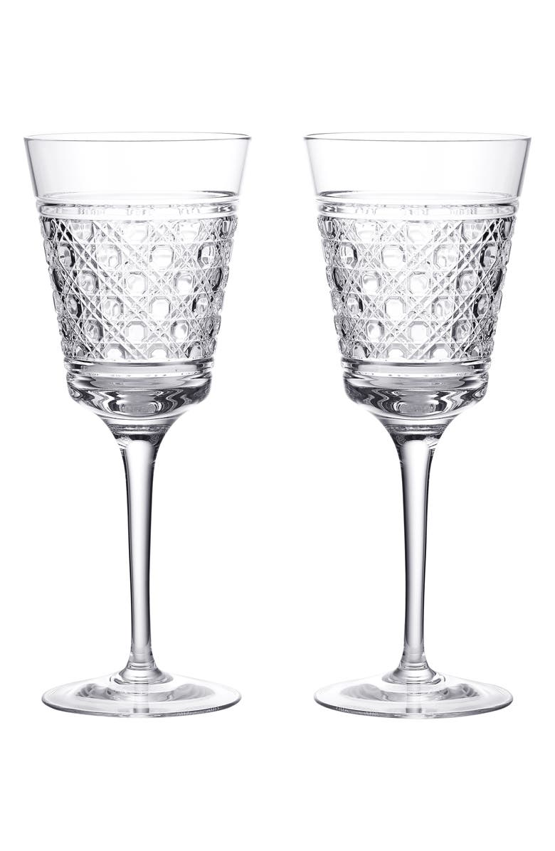 Waterford Opulence Set of 2 White Wine Glasses, Main, color,