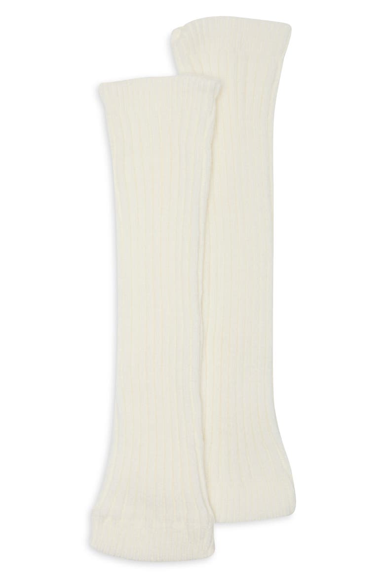 Solid Rib Leg Warmers, Main, color, IVORY