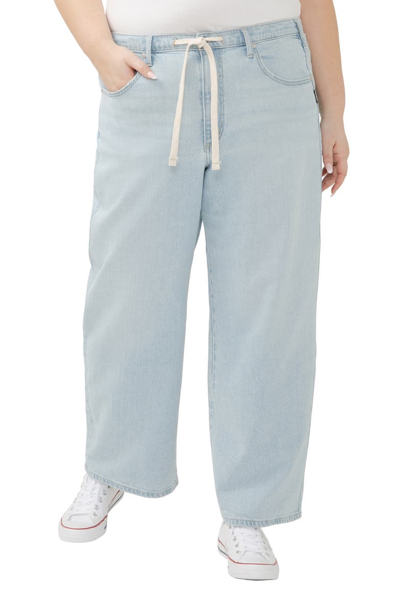 Be Easy Drawstring Jeans, Main, color, INDIGO