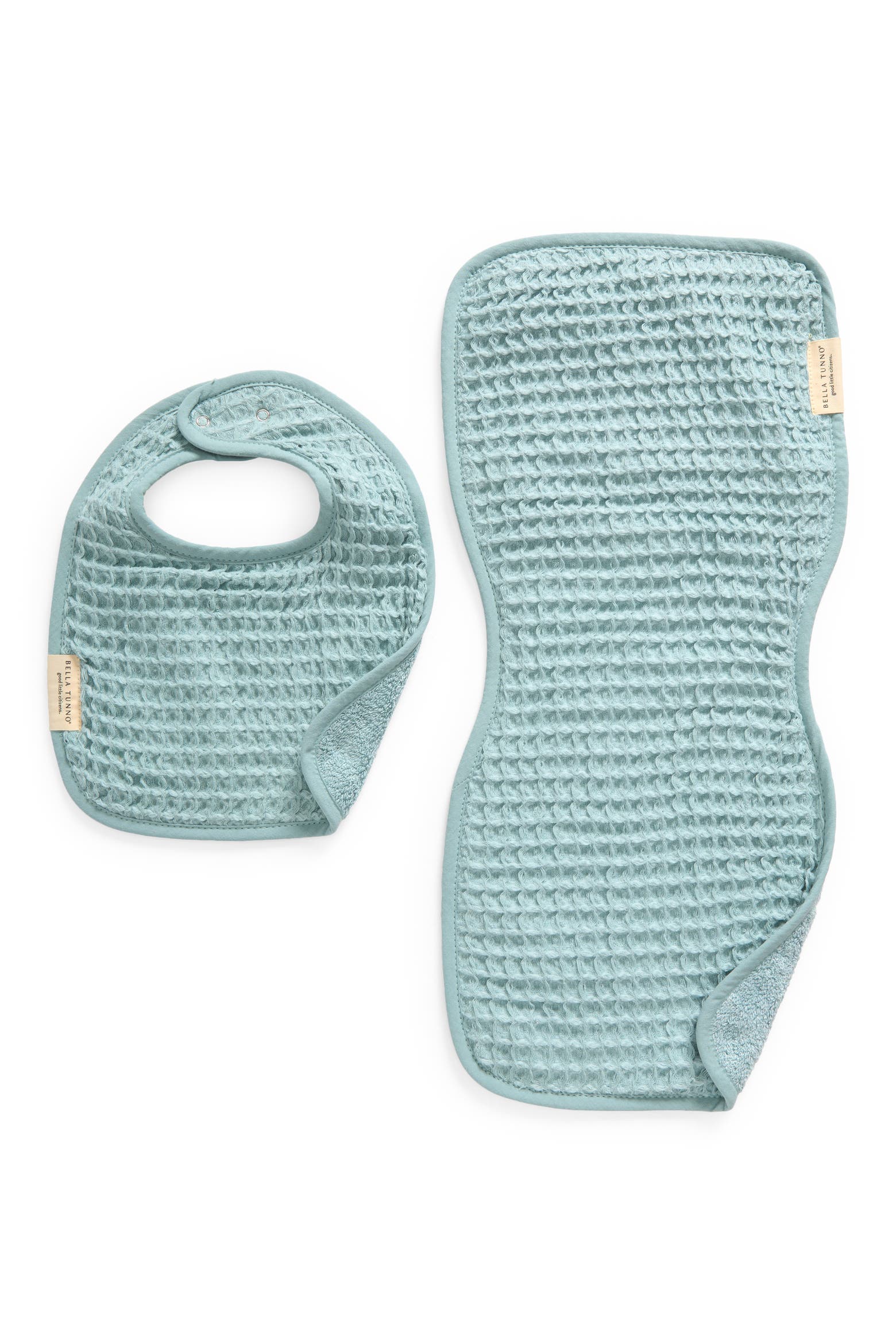 Burpt Bella Tunno Reversible Bib & Burp Cloth Set | Nordstromrack