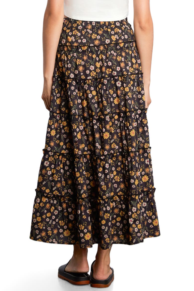 Follow Your Arrow Maxi Skirt, Alternate, color, NIGHT FLORAL