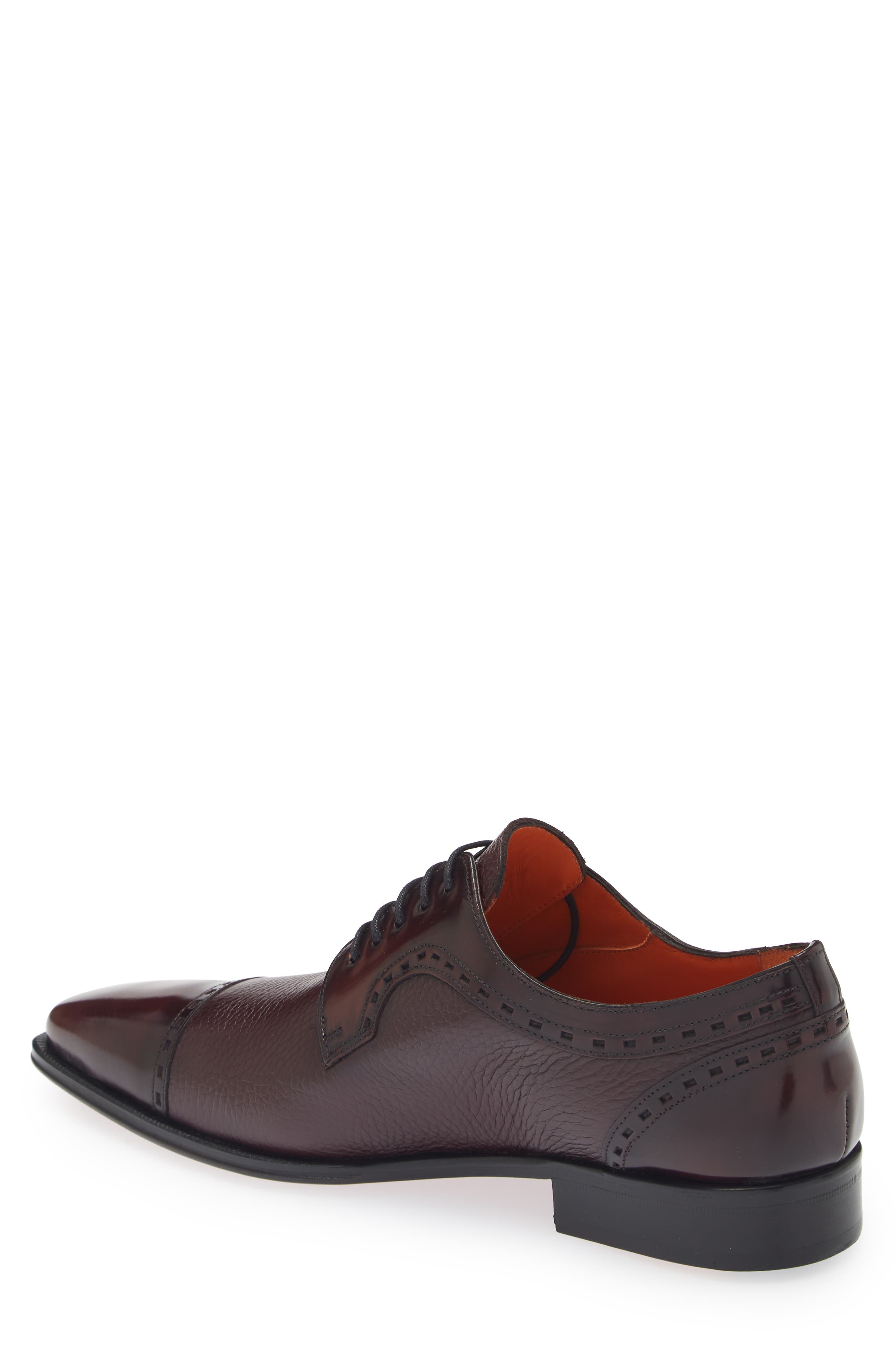 Whipstith Cap Toe Derby, Alternate, color, BURGUNDY
