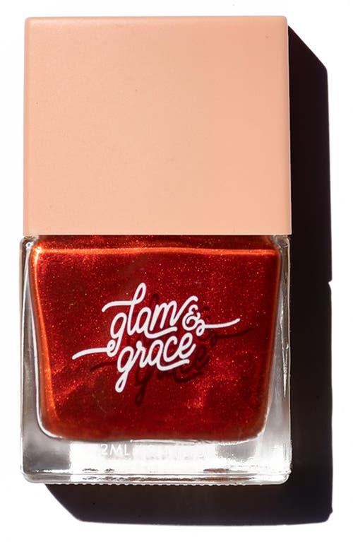 Glam & Grace Nontoxic Nail Polish In Red