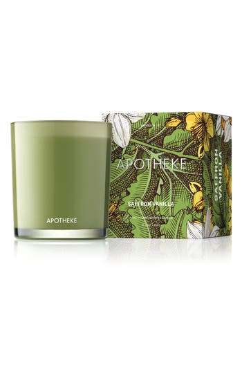 Apotheke Saffron Vanilla Classic Candle In Green