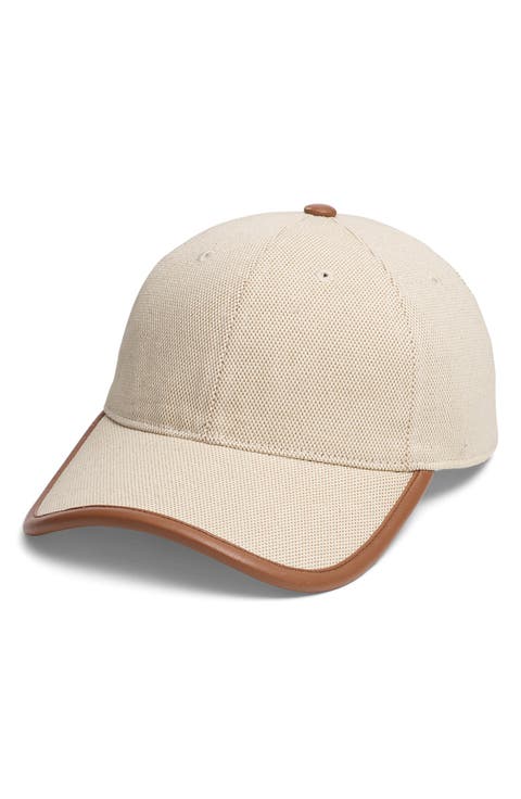 Harlow Pinstripe Baseball Cap