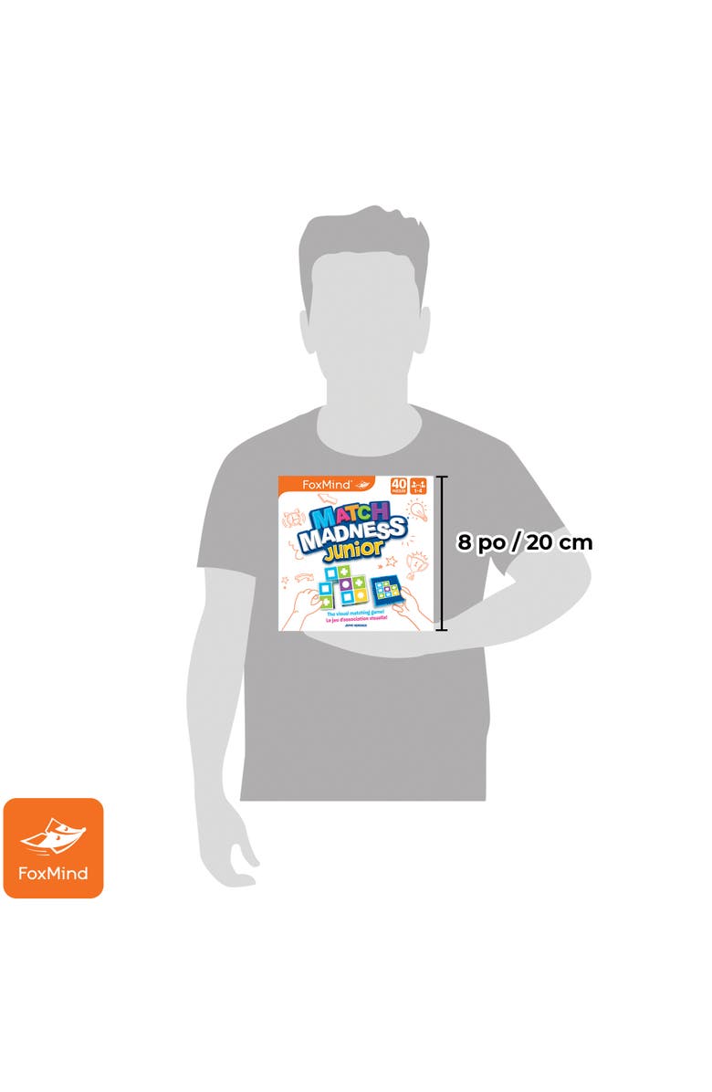 FoxMind Match Madness Junior Pattern Matching Puzzle Game, Ages 4 and up, Alternate, color,