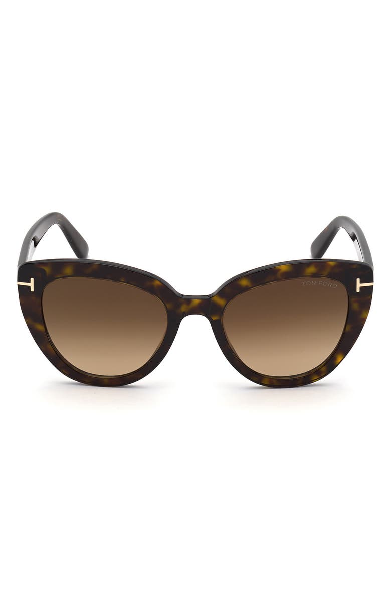 TOM FORD Izzi 53mm Cat Eye Sunglasses, Main, color, 