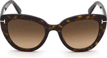 TOM FORD Izzi 53mm Cat Eye Sunglasses | Nordstrom