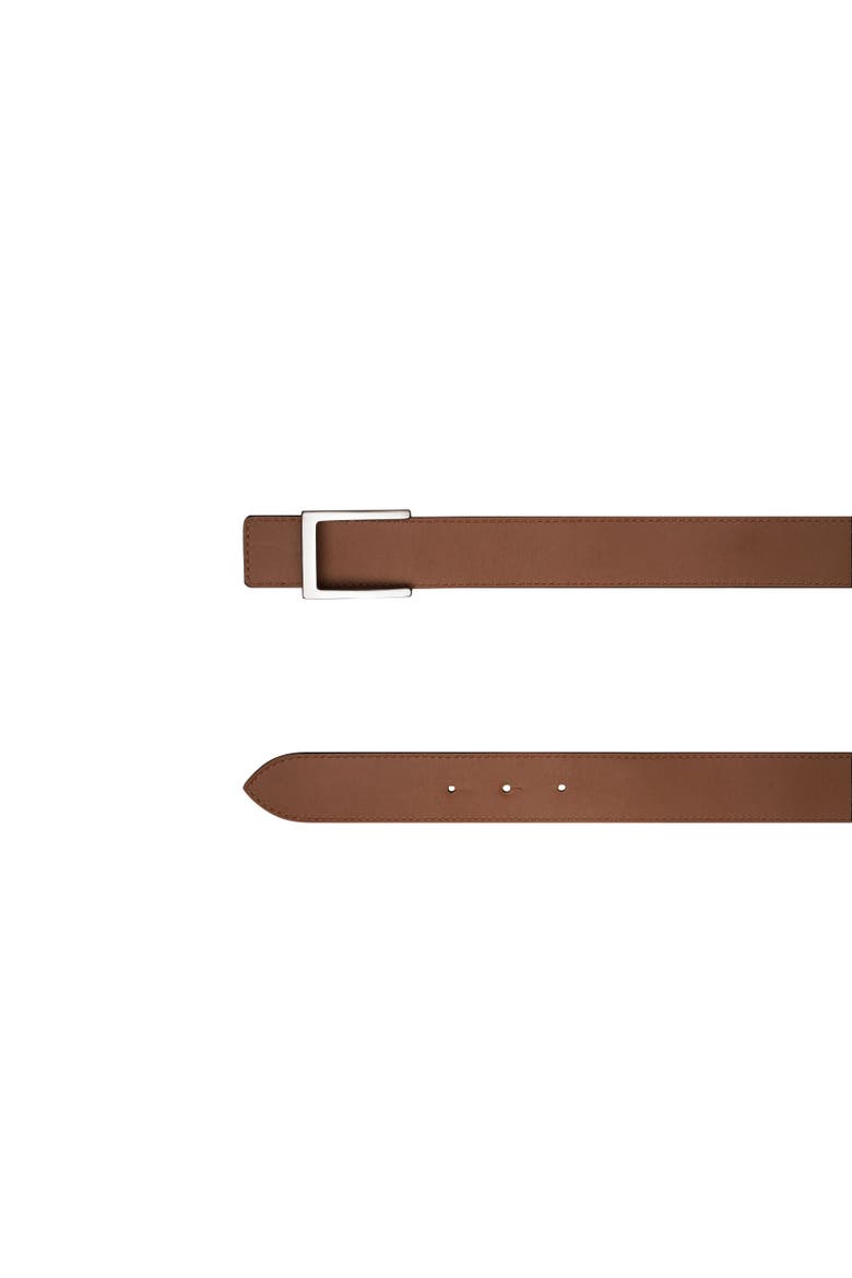 Le Galant Leather Belt, Alternate, color, Black