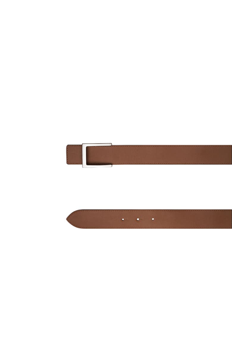 Vaincourt Paris Le Galant Leather Belt, Alternate, color, Black