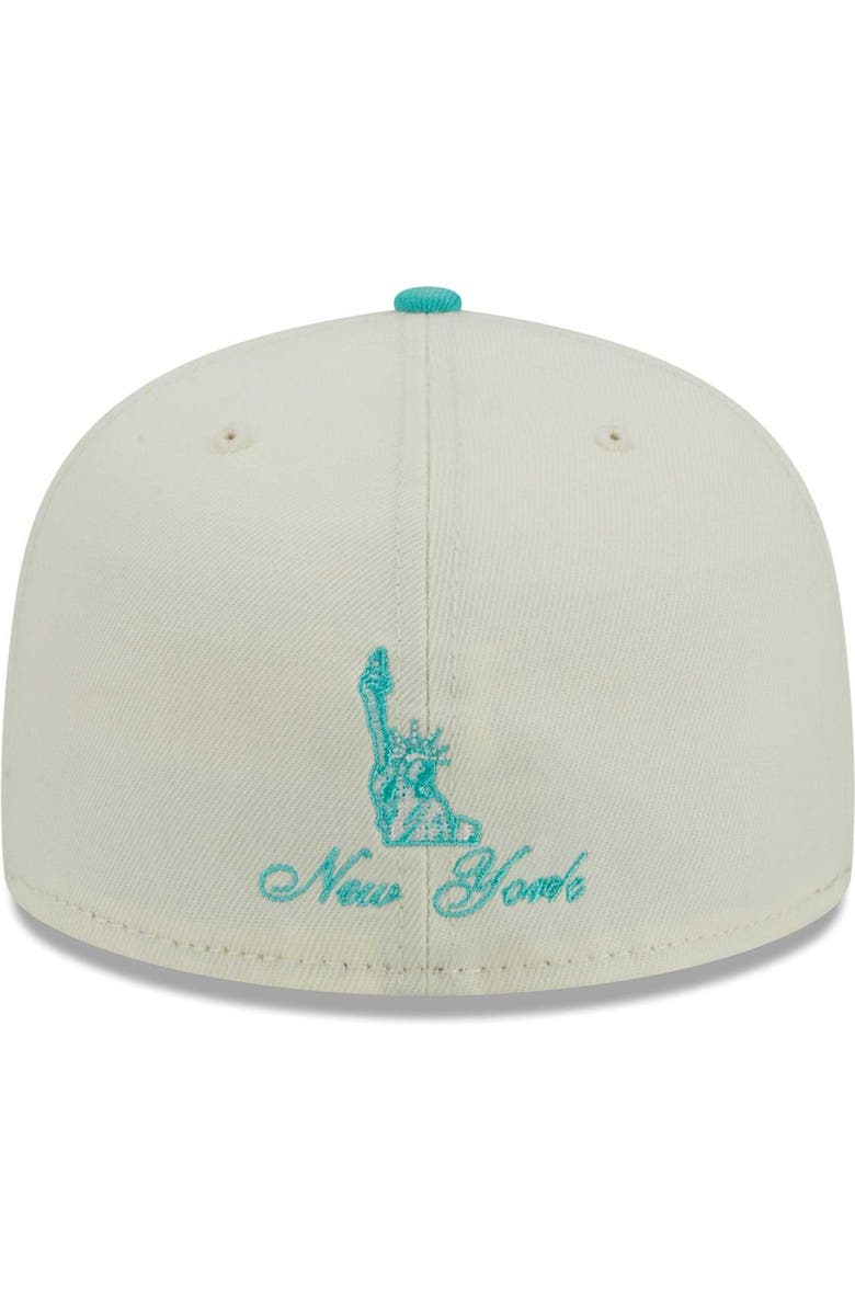 New Era Men's New Era Cream/Mint New York Giants City Icon 59FIFTY Fitted Hat, Alternate, color, Cream