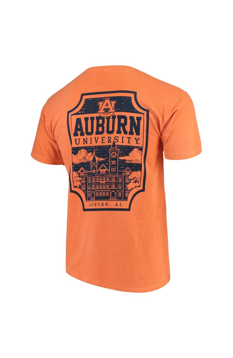 IMAGE ONE Men's Orange Auburn Tigers Comfort Colors Campus Icon T-Shirt, Alternate, color,