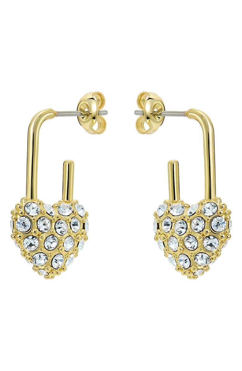 Ted Baker Payton Crystal Padlock Drop Earrings, Alternate, color,