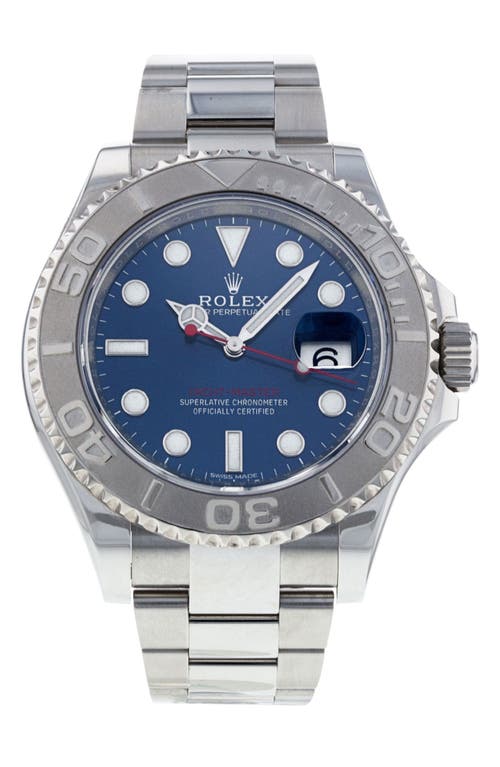 Watchfinder & Co. Rolex  2018 Yacht-master 16623 Automatic Bracelet Watch, 40mm In Blue