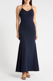 DKNY Bead Trim Maxi Dress
