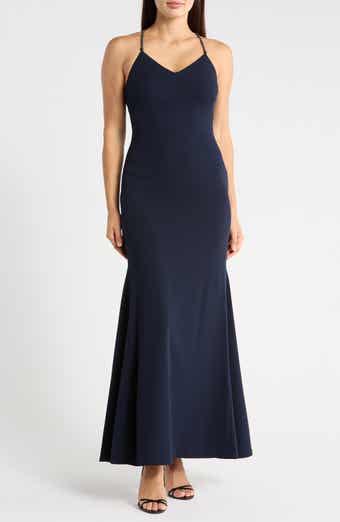 Bead Trim Maxi Dress