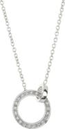 MESHMERISE Diamond Pavé Circle Link Necklace - 0.15ct