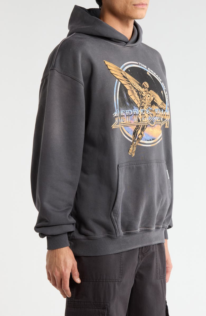 Represent Golden Tour Hoodie, Alternate, color, Sun Fade Grey