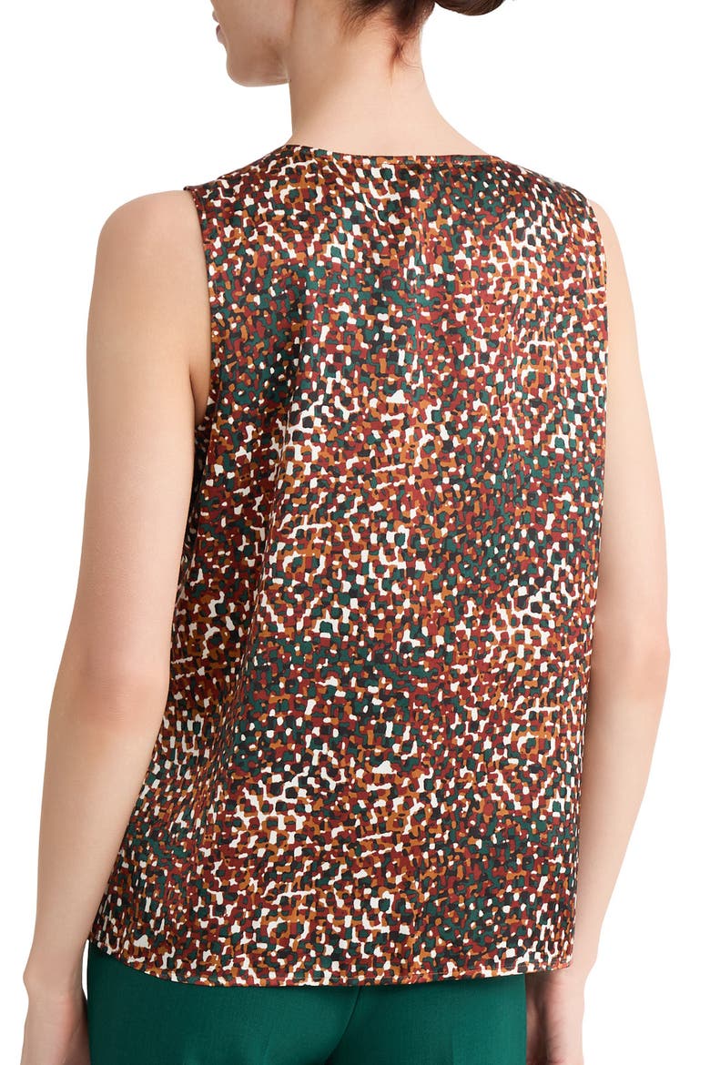 Cascade Print Sleeveless Top, Alternate, color, VANLLLA ICE MULTI
