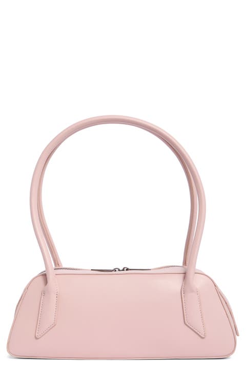 Faux Leather Shoulder Bag