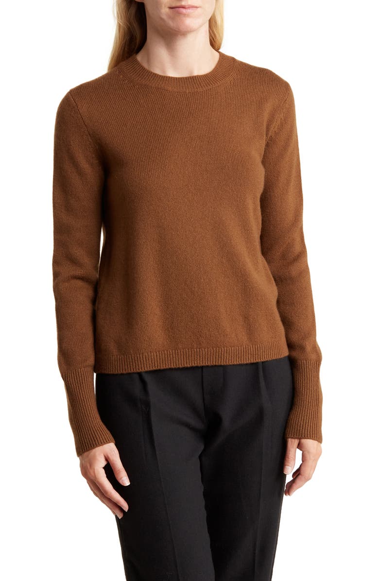 Vince Crewneck Wool & Cashmere Sweater, Main, color, 