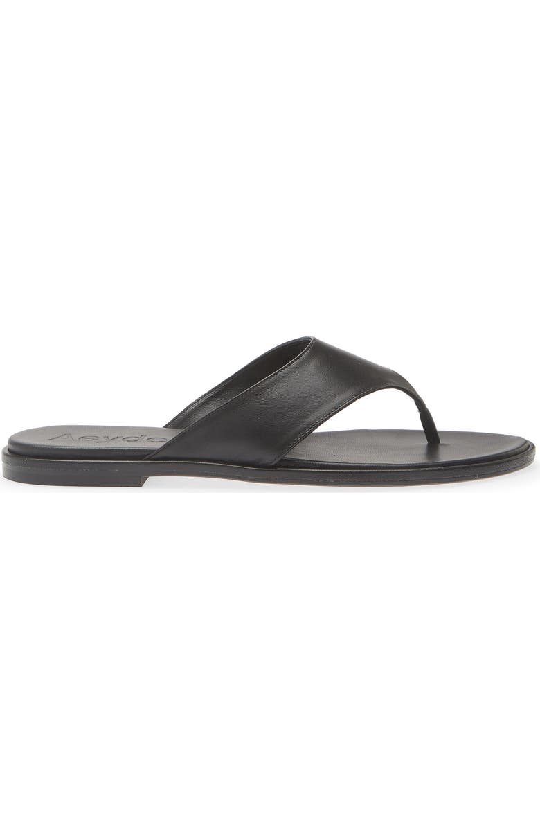 aeyde Amaya Flip Flop, Alternate, color, Black