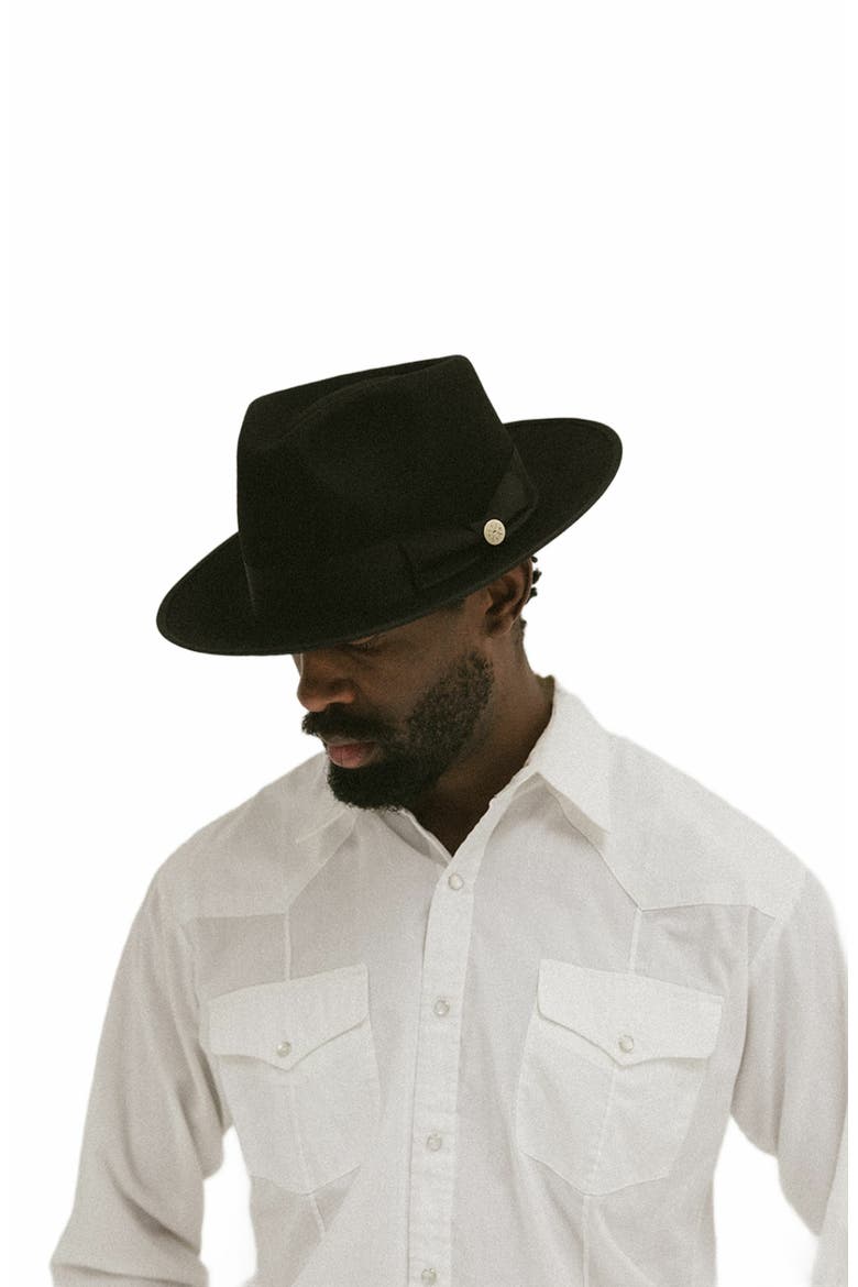 Waterloo Fedora, Alternate, color, Black