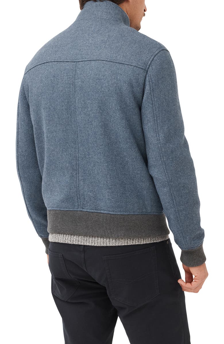 Rodd & Gunn Knapdale Wool Blend Zip-Up Bomber Jacket, Alternate, color, 