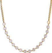 Vince Camuto Bezel Set CZ Necklace