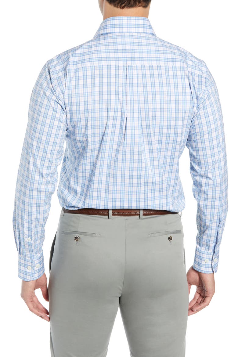 Portofino Tartan Performance Sport Shirt, Alternate, color, VESSEL