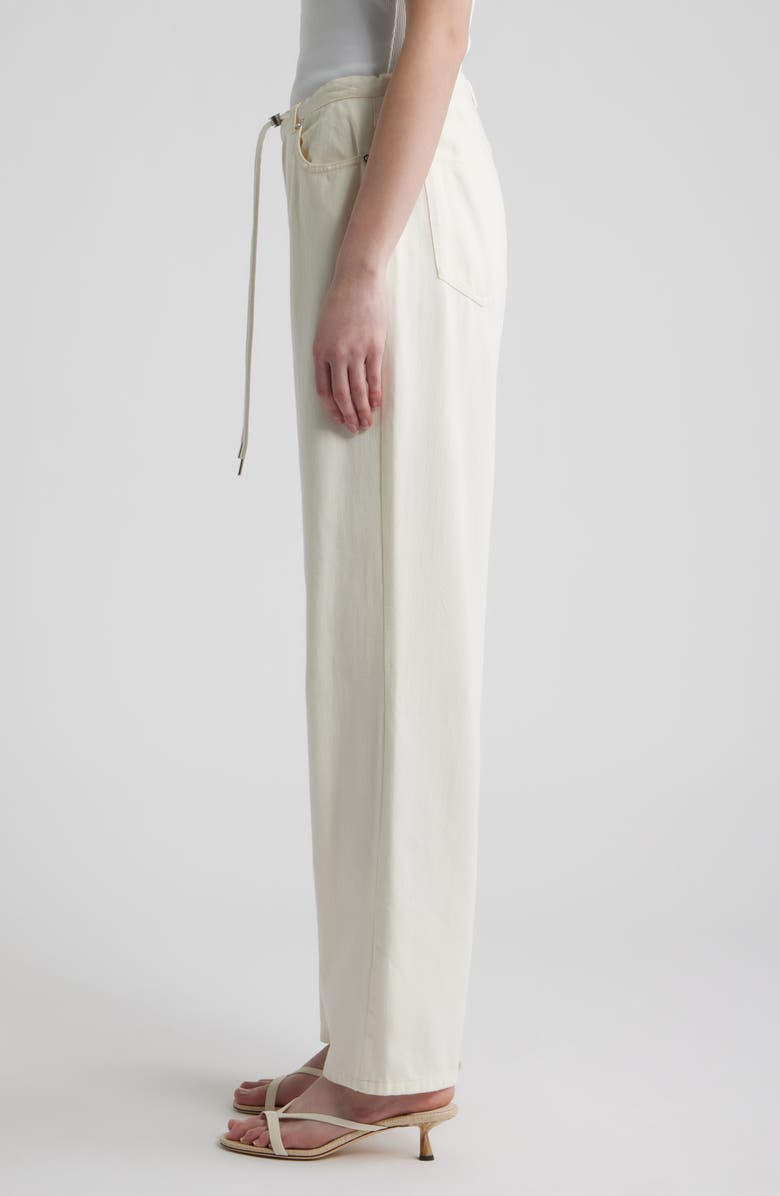 Rails Normandie Drawstring Wide Leg Jeans, Alternate, color, Ivory