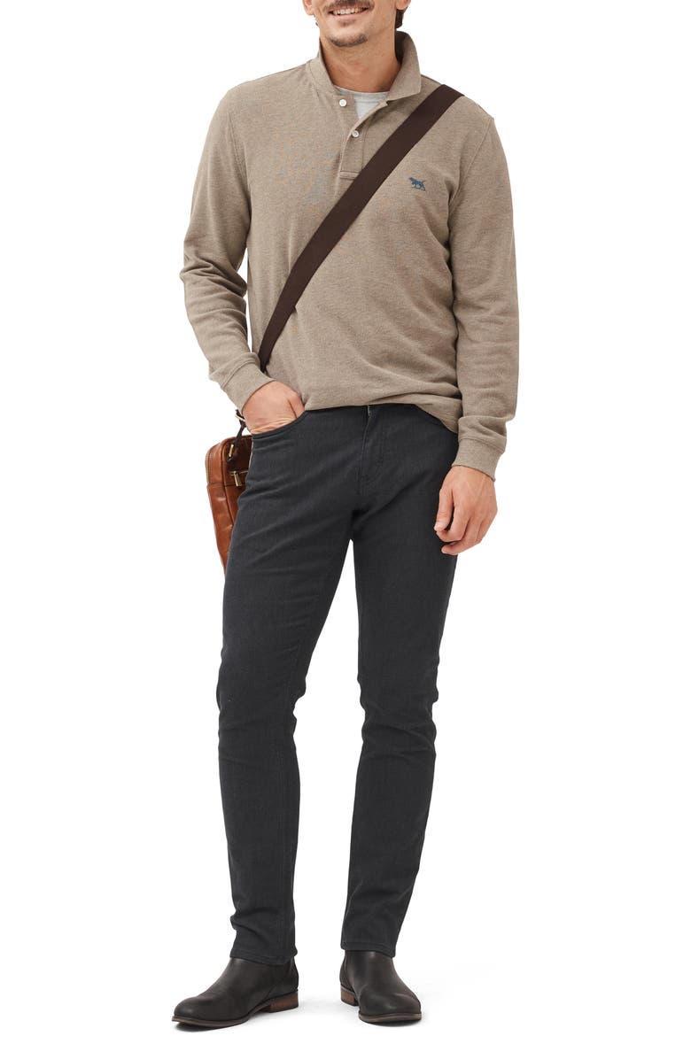 Rodd & Gunn Gunn Piqué Polo, Alternate, color, Latte