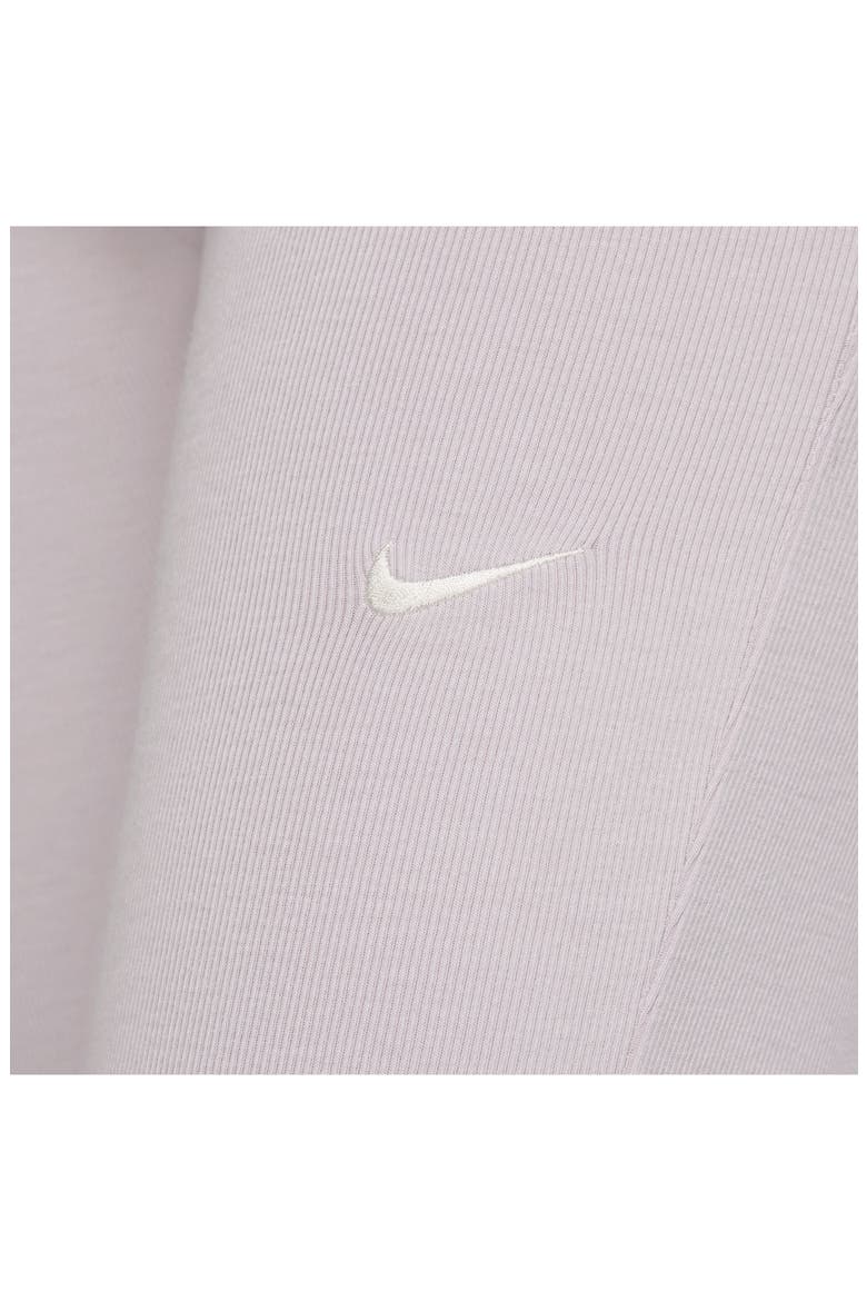 Sportswear Chill Knit Flare Leggings, Alternate, color, PLATINUM VIOLET/ SAIL